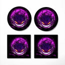 Gengar Pokemon Ghost Scary Moonlight Ceramic Decor Coaster - Gift Idea