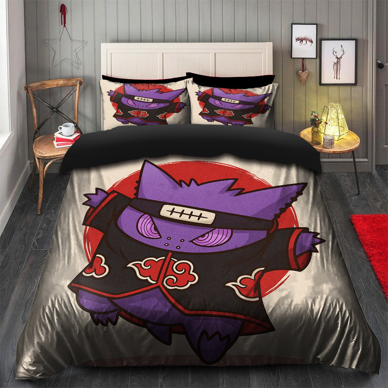 Gengar Pokemon X Pain Naruto Akatsuki Bedding Set