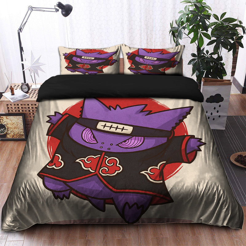 Gengar Pokemon X Pain Naruto Akatsuki Bedding Set