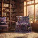 Gengar Ghost Woven Throw Blanket