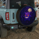 Gengar Pokemon Stained Glass Jeep Car Spare Tire Cover