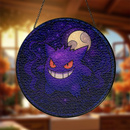 Gengar Moon Pokemon Sun Stained Glass Suncatcher