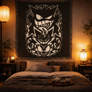 Gengar Evolutions Ghost Pokemon Woven Throw Blanket