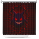 Gengar Pokemon Break Wall Shower Curtain