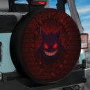 Gengar Pokemon Break Wall Jeep Car Spare Tire Cover
