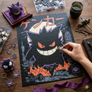 Gengar Pokemon Dark Retro Jigsaw Puzzle