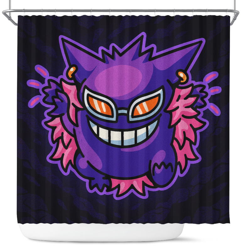 Doflamingo Gengar Shower Curtain