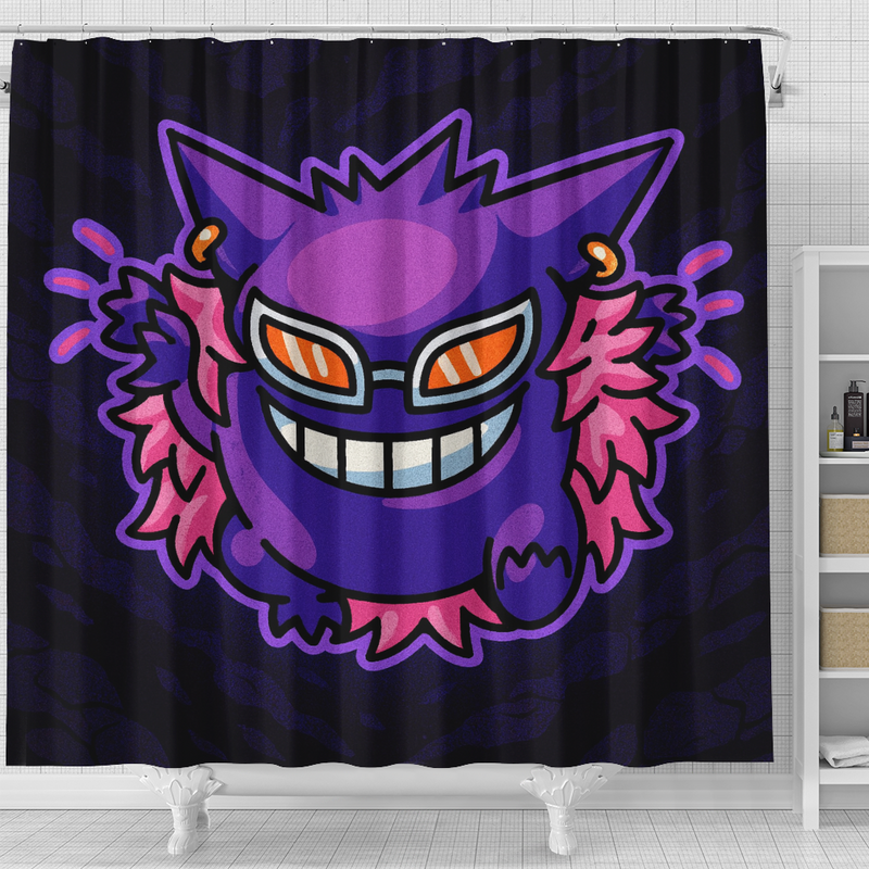 Doflamingo Gengar Shower Curtain