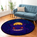 Moon Gengar Pokemon Round Rug