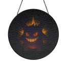 Gengar Pokemon Stained Glass Suncatcher