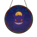 Gengar Pokemon Moon Stained Glass Suncatcher