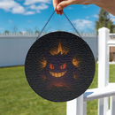 Gengar Pokemon Stained Glass Suncatcher