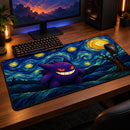 Gengar Pokemon Starry Night Desk Mat