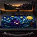 Gengar Pokemon Starry Night Desk Mat