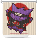 Gengar X Pain Akatsuki Shower Curtain