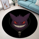 Gengar Pokemon Zipper Round Rug