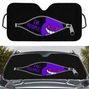 Genger Pokemon Ew People Zipper Hide Custom Car Windshield Sunshades