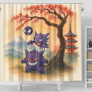 Genger Pokemon Japan Shower Curtain