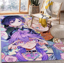 Scaramouche Albedo & Dori Anime Rectangular Area Rug