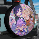 Genshin Impact Girls Anime Game Car Spare Tire Cover