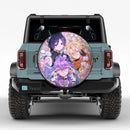 Genshin Impact Girls Anime Game Car Spare Tire Cover