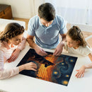 German Shepherd Starry Night Jigsaw Puzzle