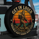 Vintage Get In Loser Bigfoot Car Spare Tire Cover