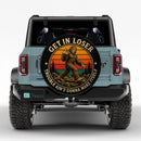 Vintage Get In Loser Bigfoot Car Spare Tire Cover