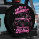 Get In Loser Skull Riding Car Spare Tire Cover