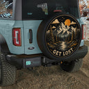 Get Lost Mountain Landscape Car Spare Tire Cover