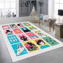 Ghibli Studio Character Carpet Rectangular Area Rug