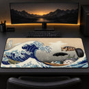 Ghibli Studio Totoro The Great Wave Japan Desk Mat