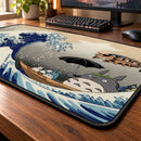 Ghibli Studio Totoro The Great Wave Japan Desk Mat
