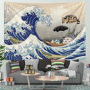 Ghibli Studio Totoro The Great Wave Tapestry
