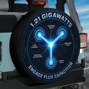Gigawatts Engage Flux Capacitor Car Spare Tire Cover
