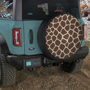 Giraffe Pattern Skin Custom Jeep Wheel Cover With Camera Hole