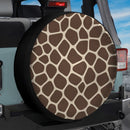 Giraffe Pattern Skin Custom Jeep Wheel Cover With Camera Hole