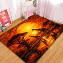 Giraffe African Sunset Rectangular Area Rug