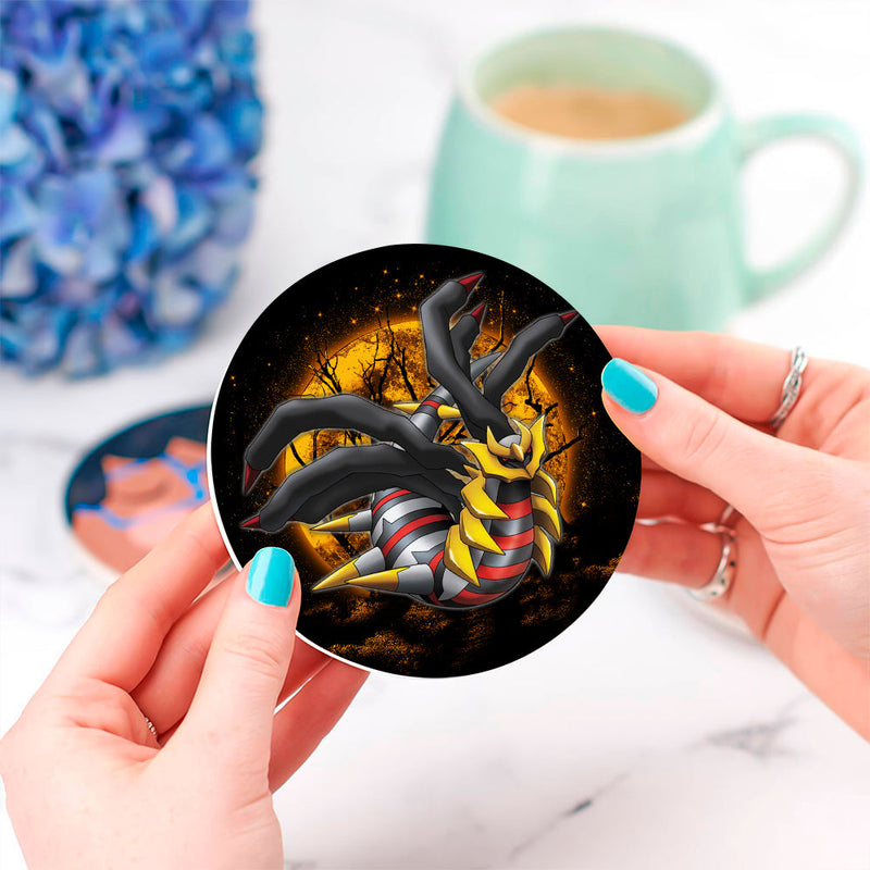 Giratina Moonlight Ceramic Decor Coaster - Gift Idea