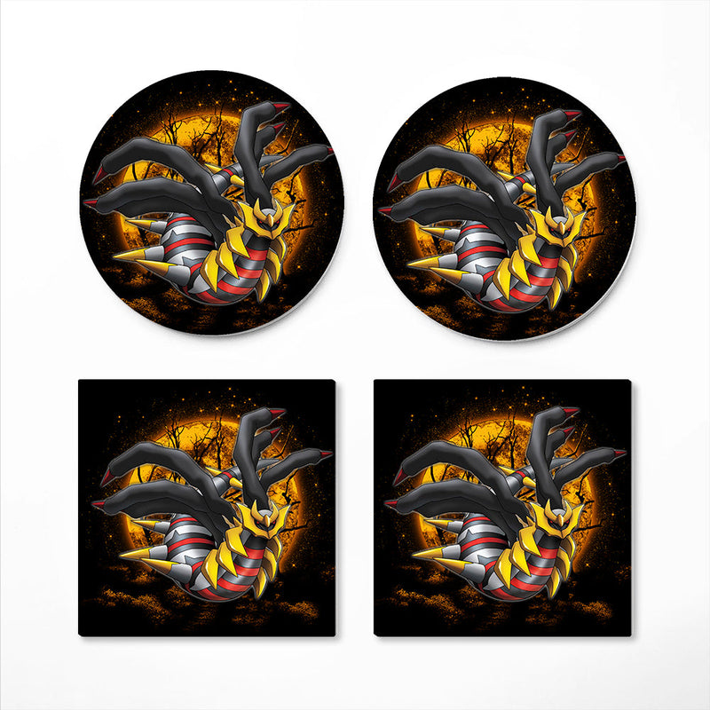 Giratina Moonlight Ceramic Decor Coaster - Gift Idea