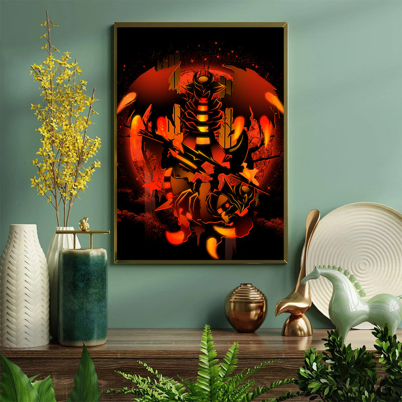 Giratina Legend Pokemon Moonlight - Living Room - Canvas Wall Art - Print - Wall Decor