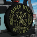 Girl Will Be Girl Car Spare Tire Cover