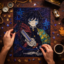 Giyu Tomioka in Demon Slayer Rectangle Jigsaw Puzzle