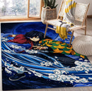 Giyu Tomioka Demon Slayer Rectangular Area Rug