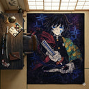 Giyu Tomioka in Demon Slayer Rectangular Area Rug