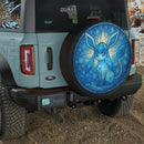 Glaceon Pokemon Stained Glass Jeep Car Spare Tire Cover