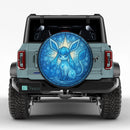 Glaceon Pokemon Stained Glass Jeep Car Spare Tire Cover