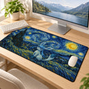 Glaceon Pokemon Starry Night Desk Mat