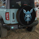 Glaceon Pokemon Zipper Jeep Car Spare Tire Cover