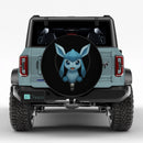 Glaceon Pokemon Zipper Jeep Car Spare Tire Cover